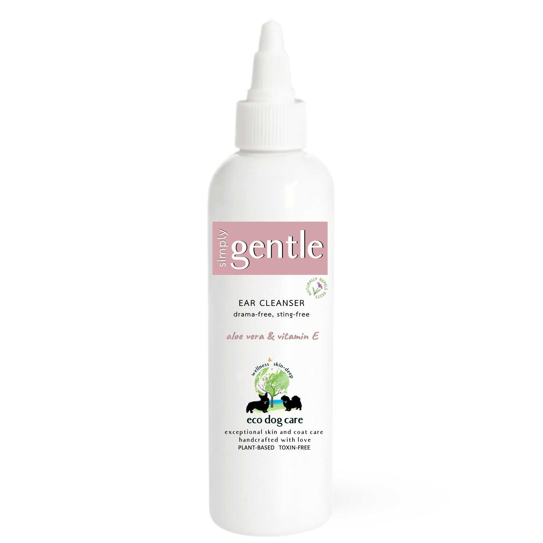 Simply Gentle Ear Cleanser For Alcohol-Free, Sting-Free Care Eco Dog Care